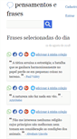 Mobile Screenshot of pensamentosefrases.com.br